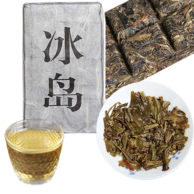 HelloYoung Highly Recommended 50g Organic Icelandic Raw Puerh Tea Aged Puer Mini Tea Brick
