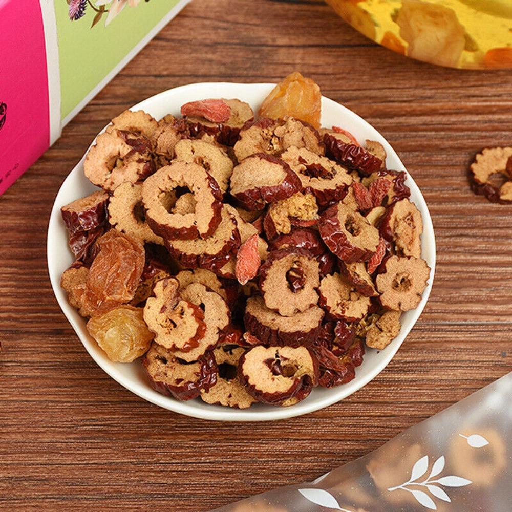 HelloYoungTea 120g Mixed Red Date Longan Fruit Tea Herbal Chinese Health Drink