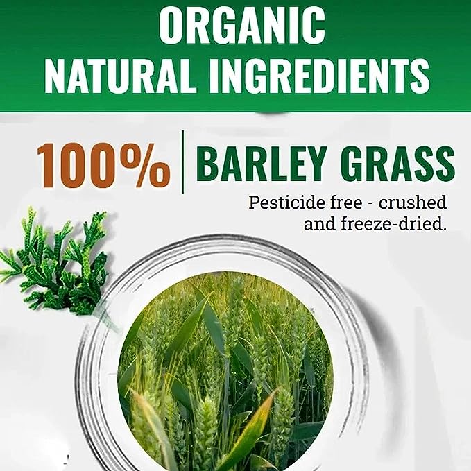 HelloYoung Barley grass official store Organic Barley Grass Powder original 250g Pure&Natural I Nutritionally Complete I Mix into Smoothie or Juice Secondary image