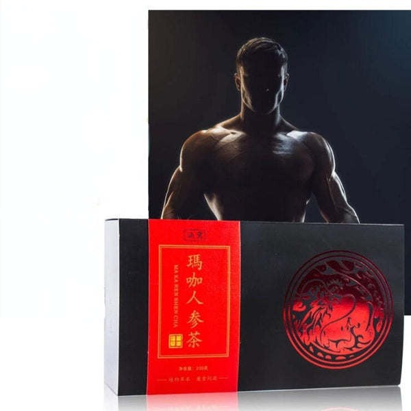 HelloYoungTea Moca Ginseng Tea 10g*20 Bags Herbal Blend for Vitality