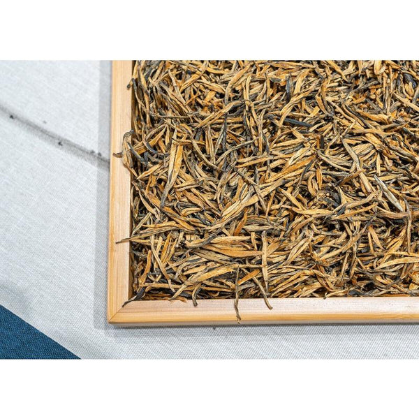 HelloYoungTea 500G Yunnan Black Tea Mini Gold Needle Fengqing Dian Hong Tea Small Gold Needle