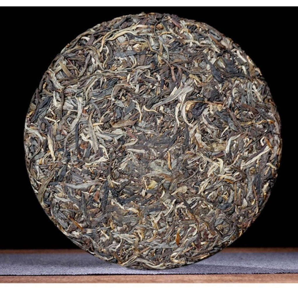 HelloYoungTea Yunnan Yiwu Guafengzhai 2021 Premium Ancient Tree Raw Pu-erh Gong Tea Cake 357g