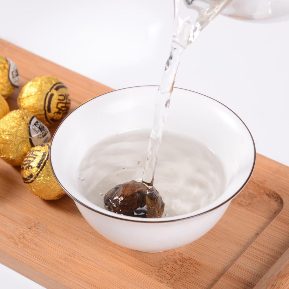 Handmade Ball-shaped Aged Shou Mei Longevity Eyebrow White Tea Balls 手工球形陈年寿眉白茶球