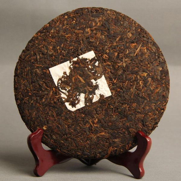 2023 Puer Tea Banzhang Jin-ya Pu'er Seven-seed Cake Tea Jin-ya Mature Tea 357g