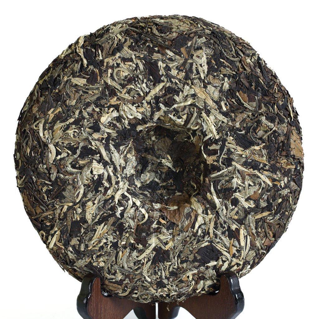 HelloYoungTea Yunnan Puerh Tea Cake 357g Raw Sheng Pu Er Moonlight Beauty White Tea Buds