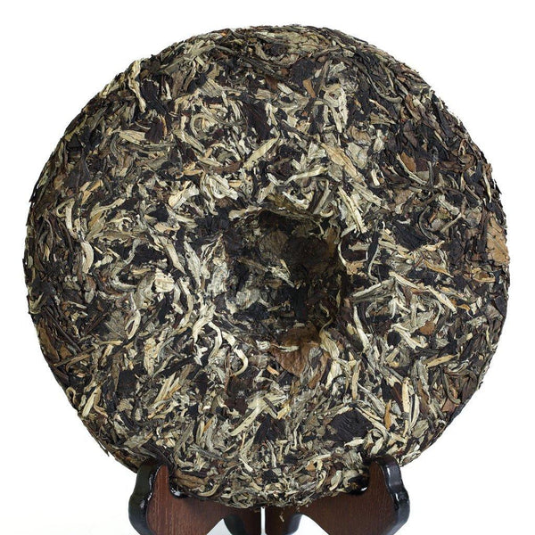 HelloYoungTea Yunnan Puerh Tea Cake 357g Raw Sheng Pu Er Moonlight Beauty White Tea Buds