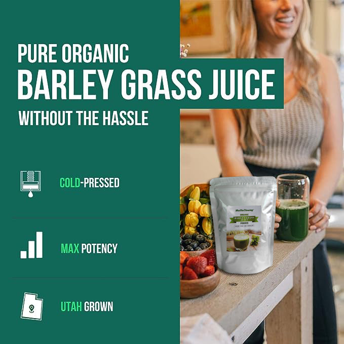 HelloYoung Organic Barley Grass Powder original 250g barley grass official store Low Carb Diabetic Friendly e for weight loss body detoxification