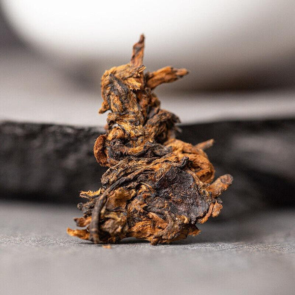 Yunnan Pu'er Ripe Tea Pu'er Lao Banzhang Golden Bud Ripe Tea 375g