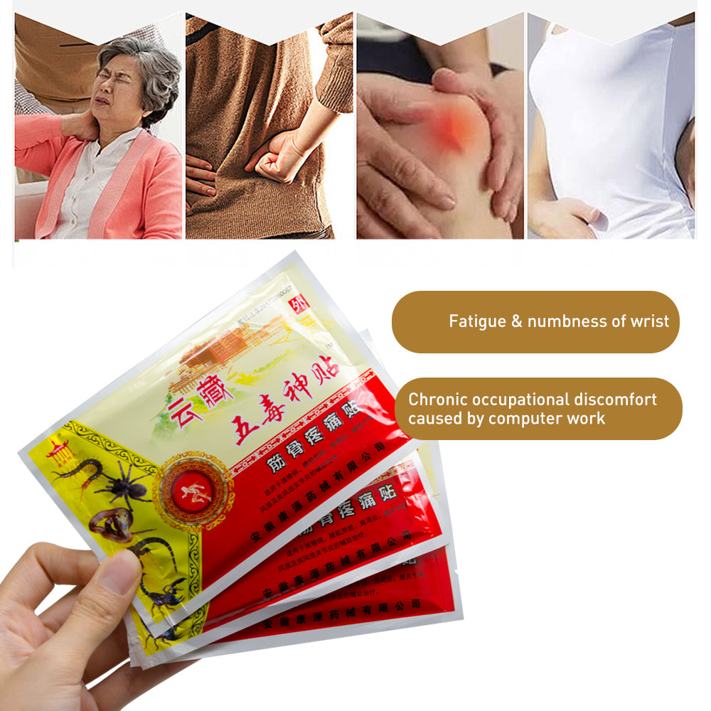 40Pieces=5Bags Chinese Medical Plaster Body Back Neck Muscle Shoulder Pain Relief Patch Joint Arthritic Leg Pain Relieving D1416 Main image