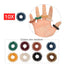 10pcs/lot  Finger Massage Ring Stimulate Elastic Hand Acupuncture Circle Body Massage Health Care Blood Circulation Stress Relax
