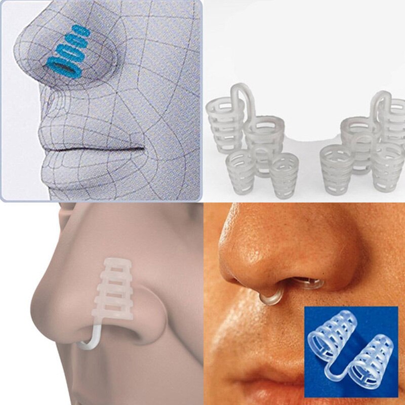 Professional Anti Snoring Device Anti Snore Nose Clip Relieve Snoring Snore Stopping Health Care For Men Women 2PCS Secondary image