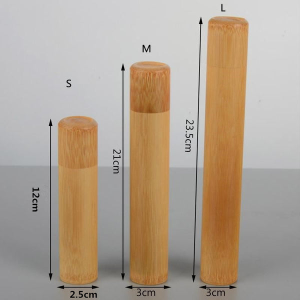 3 Size Handmade Bamboo Tea Canister Spice Caddy Storage Box Organizer Tea Leaves Storage Bottle Tubes Spice Jars A05