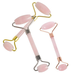 Rose Quartz Roller Slimming Face Massager Face Lifting Natural Jade Facial Massage Roller Stone Skin Massage Beauty Care Tools