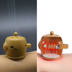 Moxibustion Box Chinese Moxa Sticks Burner Heating Acupuncture Point Chinese Therapy Women Gynaecopathia Mini Moxa Tube