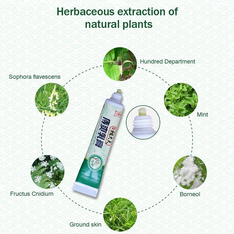 Medicine Hemorrhoids Ointment Plant Herbal Materials Powerful Cream Internal Hemorrhoids Piles External Anal Fissure Plaster Secondary image