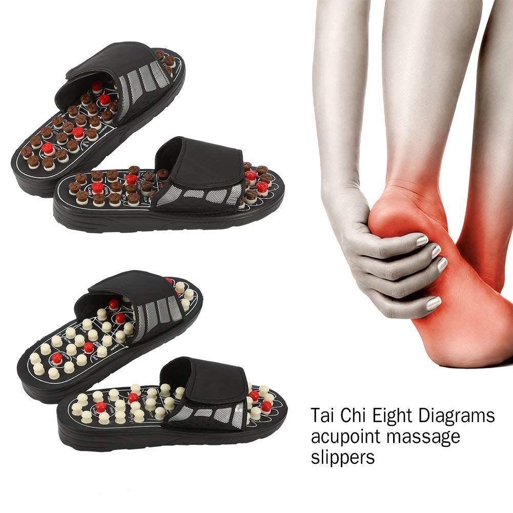Foot Massage Slippers Acupuncture Therapy Massager Shoes For Foot Acupoint Activating Reflexology Feet Care Massageador Sandal Main image
