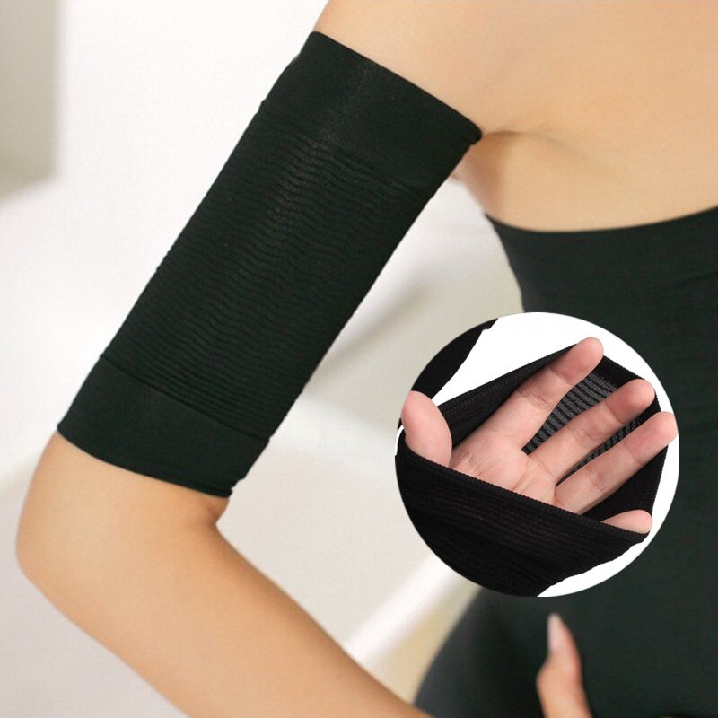 2pcs/lot  Weight Loss Calories Compression Arm Leg Shaper Sleeve Varicose Veins Support Tennis Fitness Elbow Socks Slimming Wrap