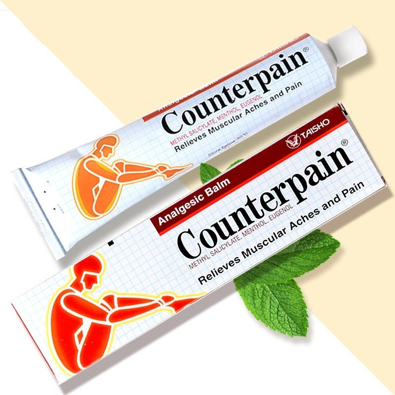 120g Counterpain Analgesic Ointment Relieves Joint Arthritis Pain Muscle Ache Sports Injury Sprain Massage Thailand