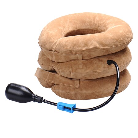 neck massage Inflatable collar to relieve neck muscles, reduce headaches, mild stretching of the cervical spine.