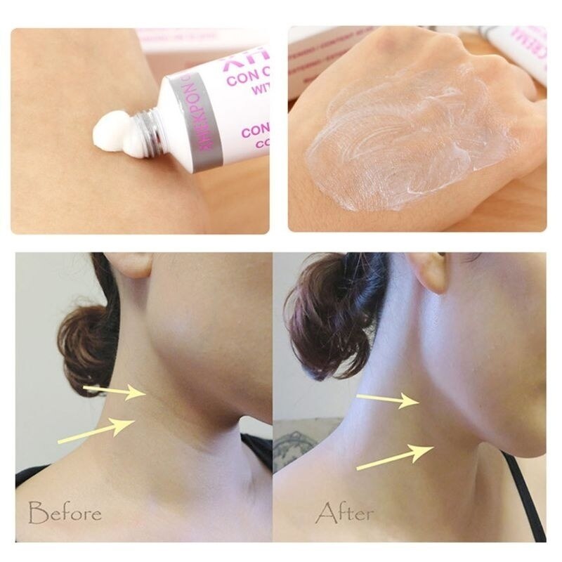 Xhekpon Crema Face Neck Cream 40ml Neckline Cream Wrinkle Smooth Anti Aging Whitening Cream Moisturizing Nourishing Neck Care Main image
