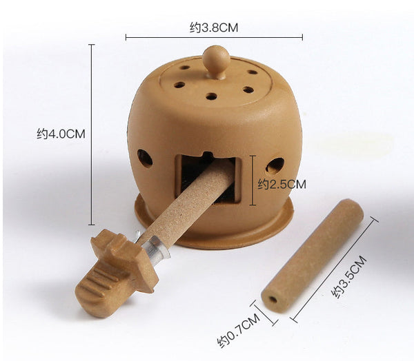 Moxibustion Box Chinese Moxa Sticks Burner Heating Acupuncture Point Chinese Therapy Women Gynaecopathia Mini Moxa Tube