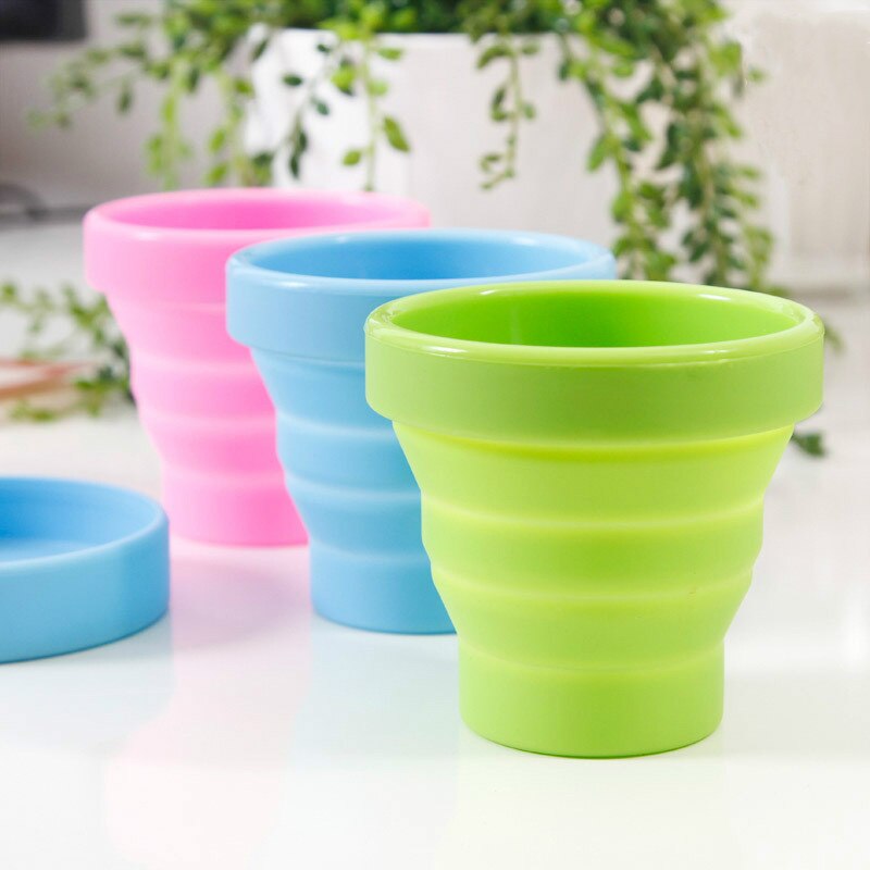 Menstrual Sterilizing Cup Collapsible Silicone Cup flexible to clean Menstrual Cup Recyclable Camping Foldable Sterilizer Cup