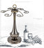 Creative Iron Wire Wine Rack Stand Hanging Drinking Glasses Stemware Rack Shelf Wine Bottle & Glass Cup Holder Display