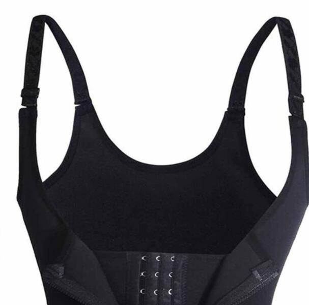Shoulder Strap Waist Trainer Slimming Belt Vest Corset Women Zipper Hook Body Shaper Waist Cincher Slimming Weight Loss