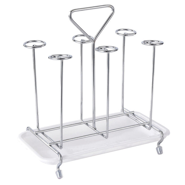 Metal Glass Cup Water Storage Shelf Drying Cup Drainage Organizer Kitchen Stand Glass Holder Drain Rack for Home Kitchen