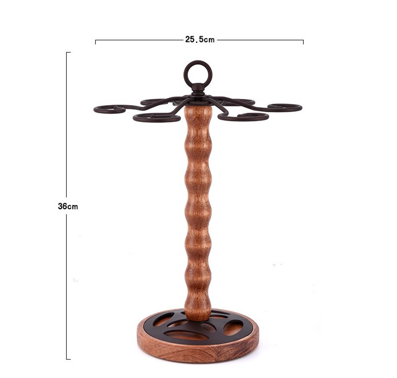 European style new wooden cup rack wine rack dining table wine cabinet decoration Secondary image