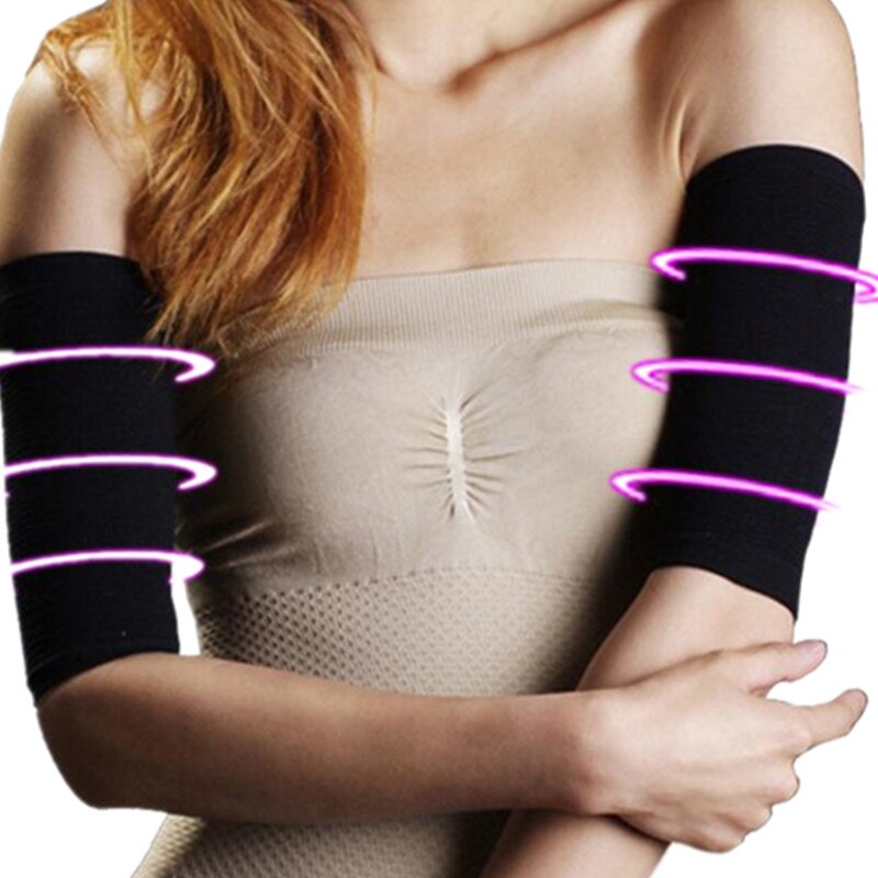 Weight Loss Calories Compression Arm Leg Shaper Sleeve Varicose Veins Support Tennis Fitness Elbow Socks Slimming Wrap 2pcs/lot