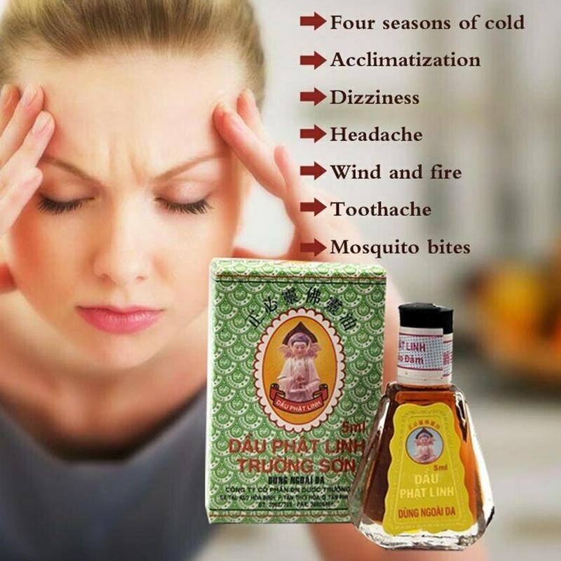Vietnam Herbal Tiger Balm Buddha Ointment Oil For Arthritis Headache Toothache Stomachache Cold Dizziness Back Pain Relief 1PCS