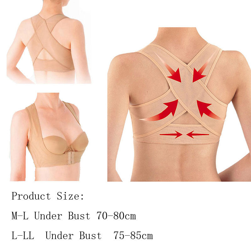Posture Corrector Adjustable Women Back Support Belt Orthotics Posture Correction Brace Rectify Posture Corset Shoulder Posture