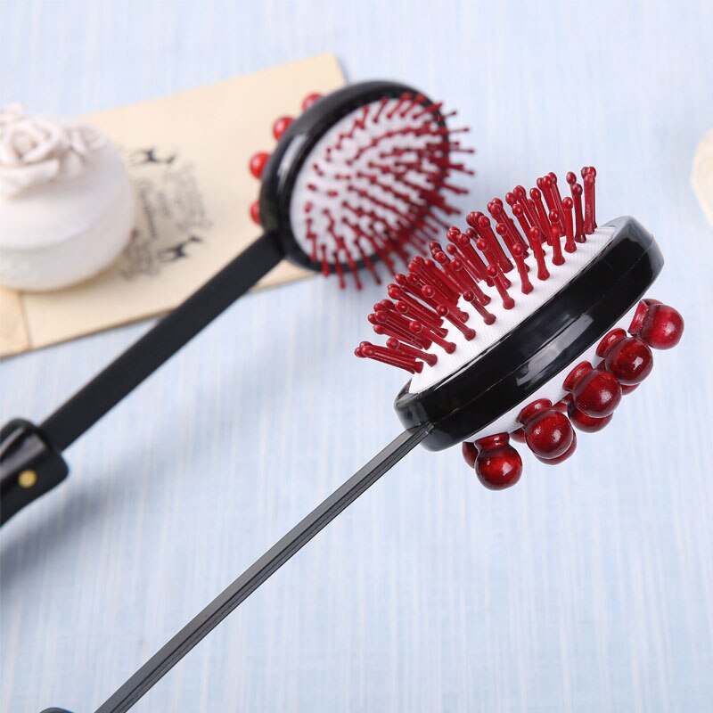 Back Knock Massage Hammer Stress fatigue Relief Handle Wood Scratcher Relaxing Massager Stick Body Health Care Tool Secondary image
