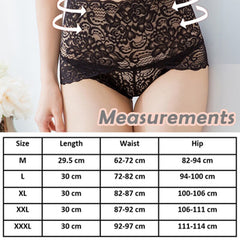 Seamless Lace Panties Hip Lifting High Waist Knickers Lace Panties Weight Loss Slimming Products