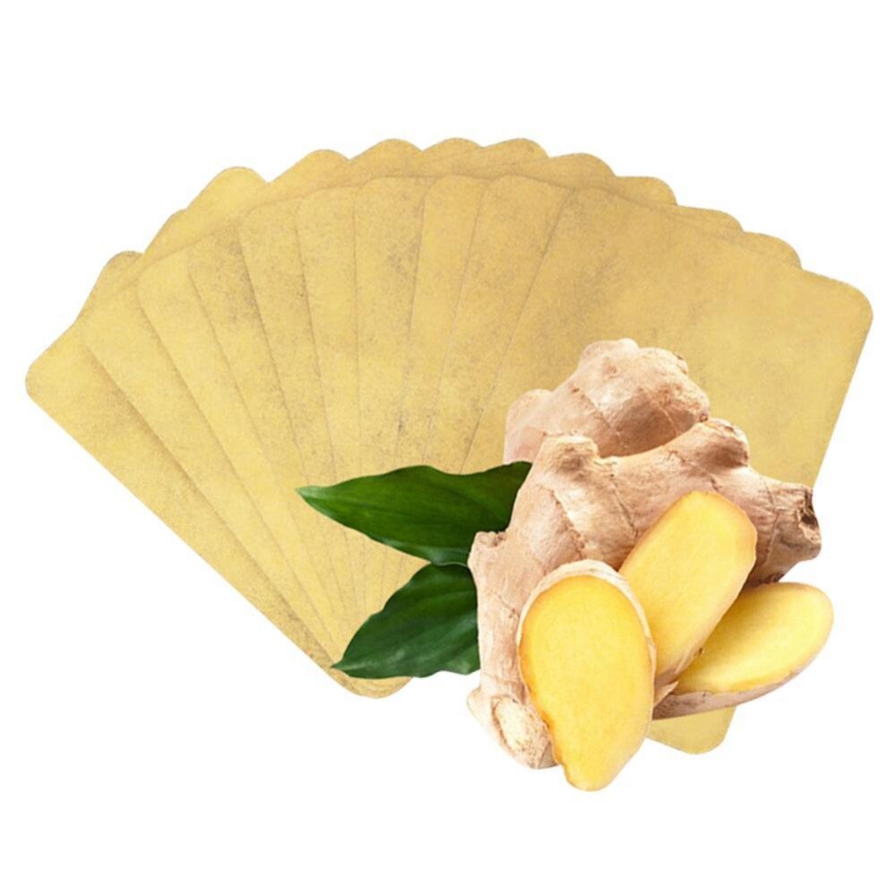 10pcs/lot  Health Care Ginger Patch Natural Herbs Chinese Medical Pain Patch Knee/Neck/Back Plaster Pain Relief Sticker Main image