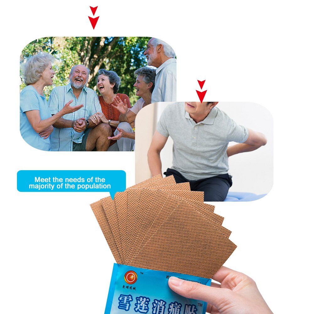 Medical Arthritis Pain Plaster Upper Back Muscle Pain Relief Patch Tiger Balm Sciatica Back Pain Plaster D1143 56Pcs/7Bags