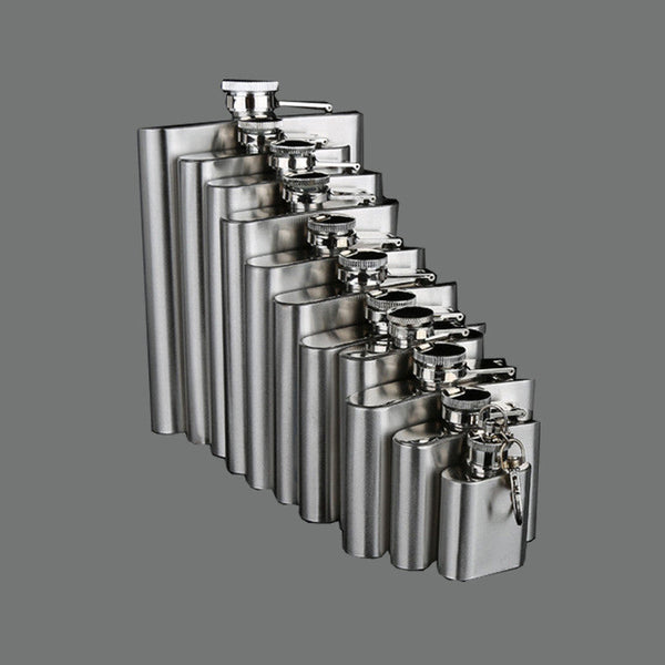 Stainless Steel Hip Flask Flagon High Quality Portable Wine Whisky Pot Bottle Drinkware For Drinker
