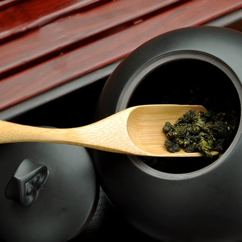 CJ253 Tea Spoon Kit Box Folding Tea Tools Set 120 Degrees Folding Rotation Tea-leaf Clean Clip tea-set