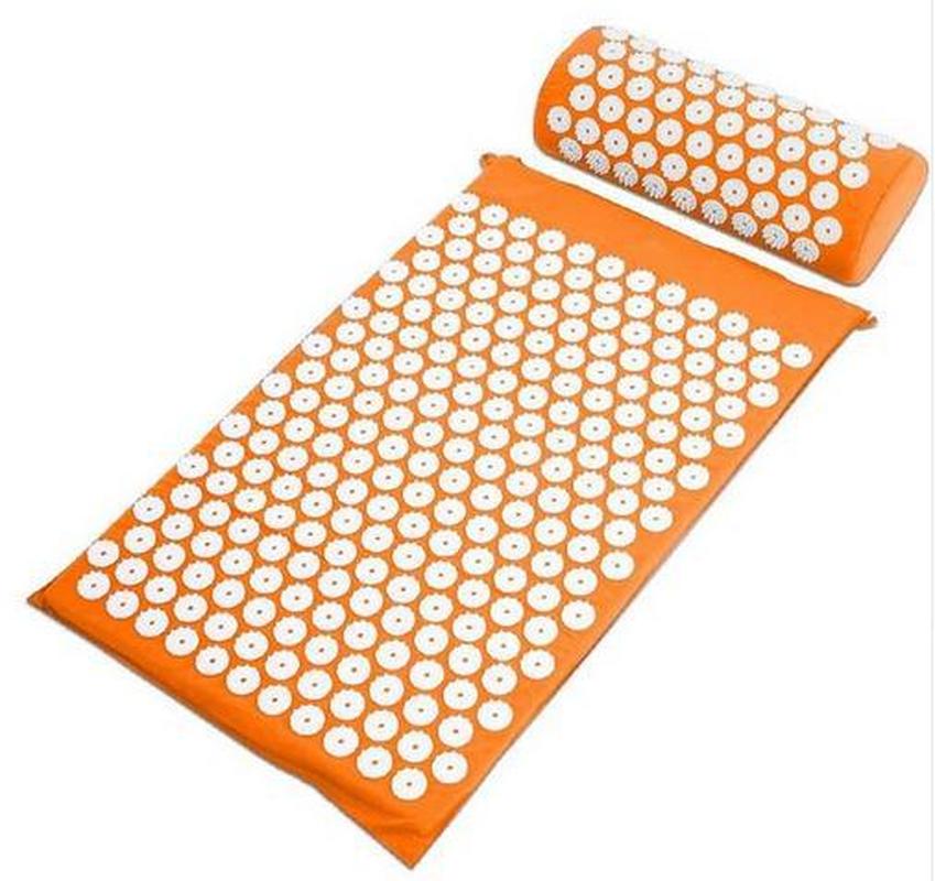 Massager Cushion Acupuncture Sets Relieve Stress Back Pain Acupressure Mat/Pillow Massage Mat Rose Spike Massage and Relaxation