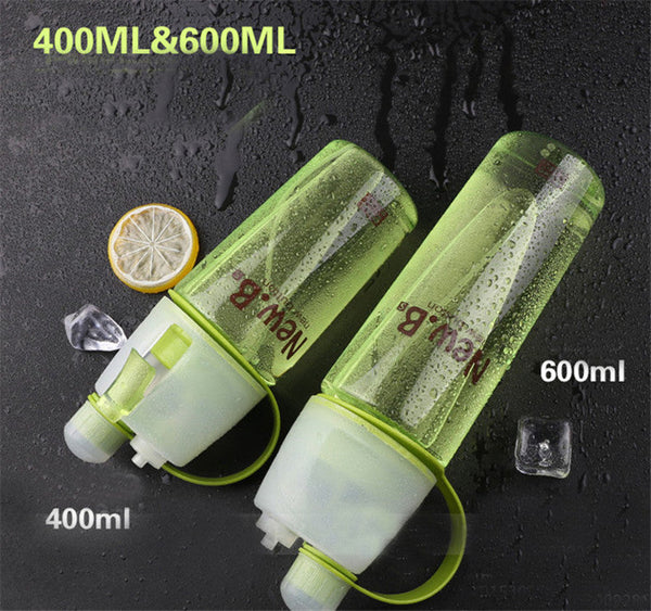 CJ129 Water bottle sport Spray bottle Cycling outdoor Moisturizing shaker Transparent Travel Plastic Water Camping Drinkware
