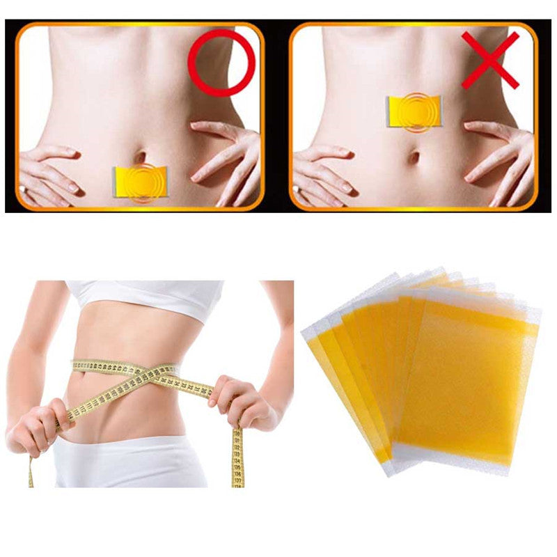 100pcs=10bags Slimming Navel Stick Slim Patch Lose Weight Loss Burning Fat Slimming Health Care Fat Stickers Face Slimming