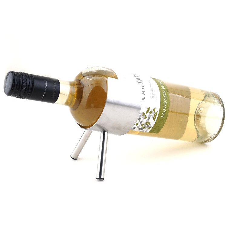 1PC New Metal Wine Rack 1 Bottles Wall Mounted Bar Wine Bottle Holders Storage Rack Wholesale Secondary image