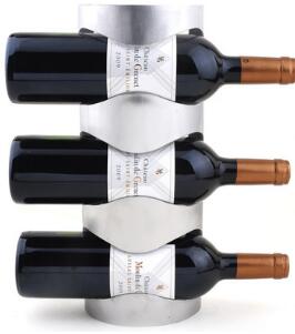 1PC 3 or 4 Hole Stainless Steel Wall Mounted Wine Holder Rack Household Wine Bottle Holder For Homeuse With Screws