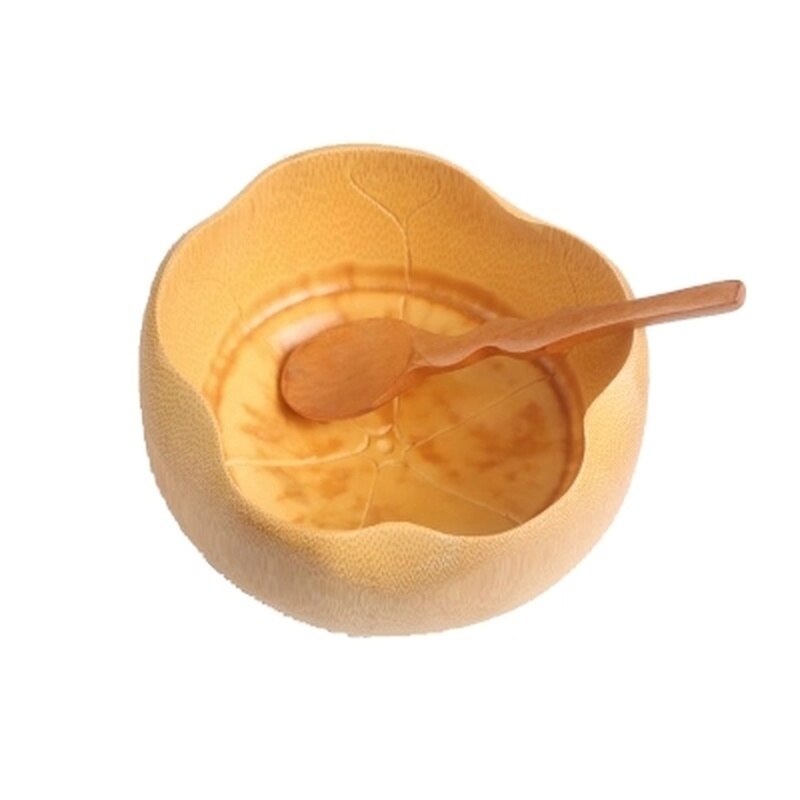 Handmade bamboo bowl for salad mixing food soup rice container kids bowls Creative Wooden utensils Japanese cookware decorative Main image