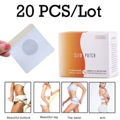 20PCS/Lot Navel Slimming Patch Fast Weight Lose Products Burning Fat Patches Body Shaping Slimming Stickers Without Retail Box