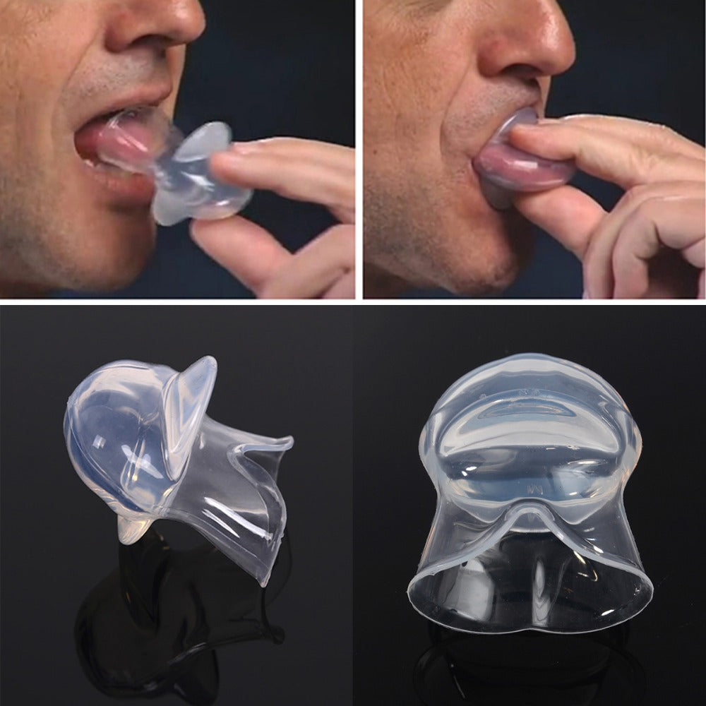Health Care Silicone Anti Snoring Tongue Retaining Device Snore Solution Sleep Breathing Apnea Night Guard Aid Stop Snore Sleeve Secondary image