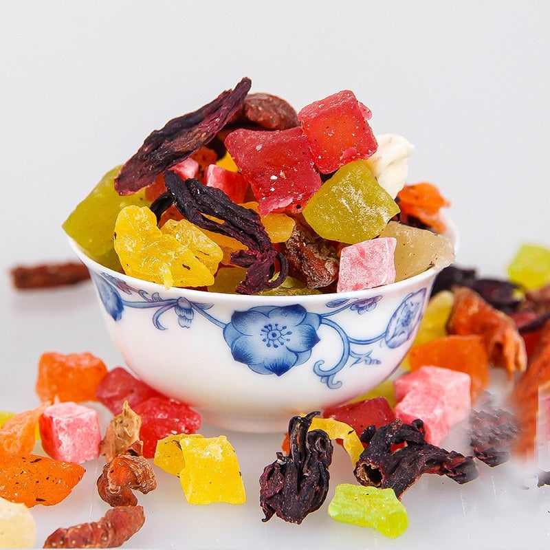 HelloYoung5A 100g Chinese fashion fruit tea delay senility flavored tea Improve immunity