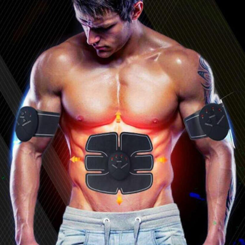 EMS Wireless Muscle Stimulator Trainer Smart Fitness Abdominal Training Electric Weight Loss Stickers Body Slimming Belt Unisex