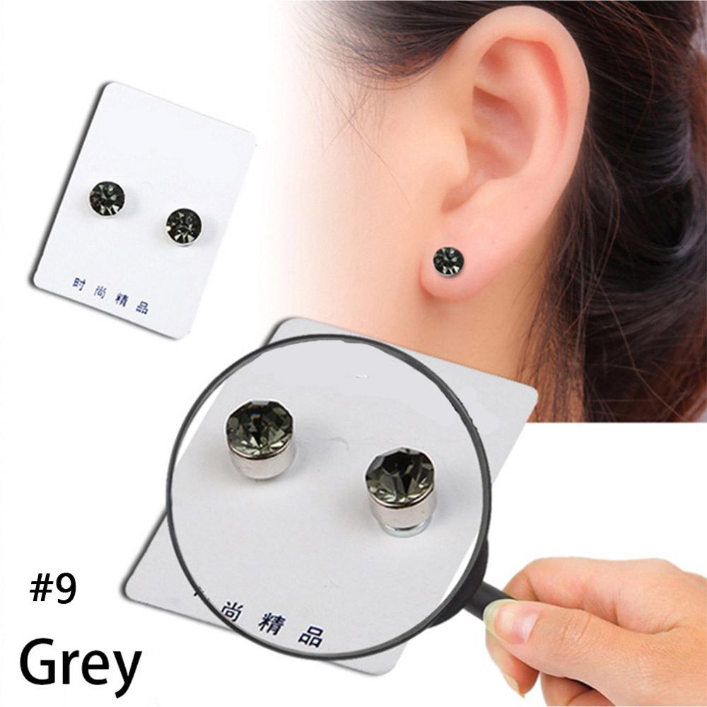 1 Pair Weight Loss Earrings Healthy Stimulating Acupoints Stud Magnetic Therapy Health Care Slimming Tool